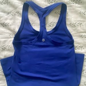 Royal Blue Lululemon tank - never worn!